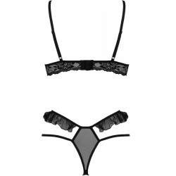 Passion - Ensemble Dolly Deux Pièces Noir S/M